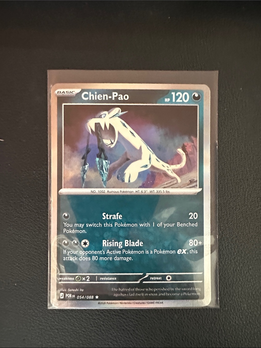 Chien-Pao Card – Blue